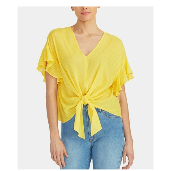 Tops - RACHEL Rachel Roy Zinnia Tie-Front Top